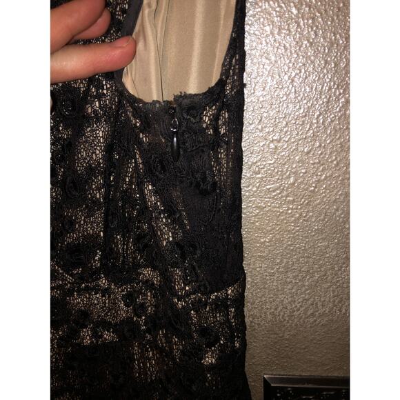 LK Bennett Cocktail Prom New Years Eve Floral Lace Surplice Sleeveless Dress - Picture 9 of 12